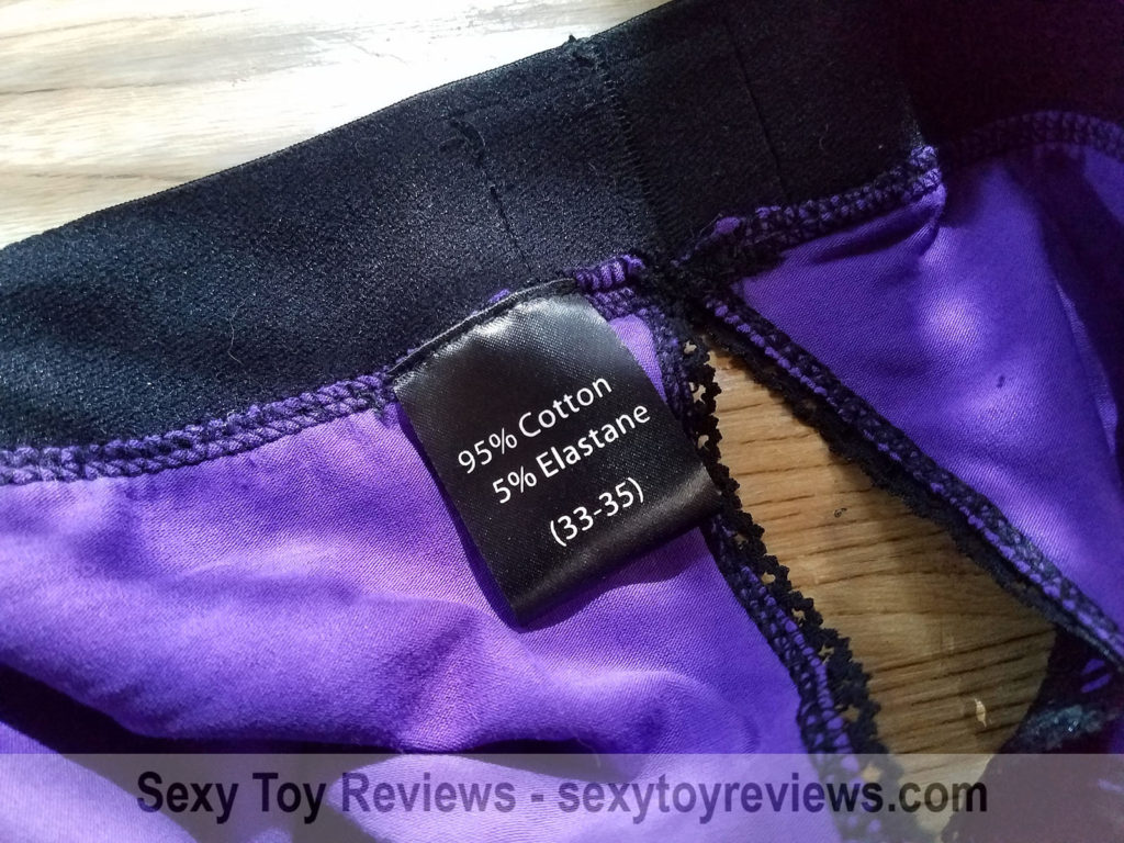 The RodeoH Panty Harness label
