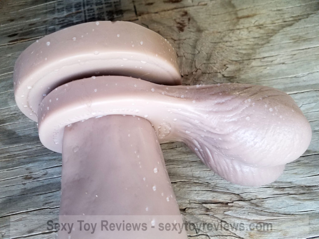 Remove-O-Balls on the base of a large dildo